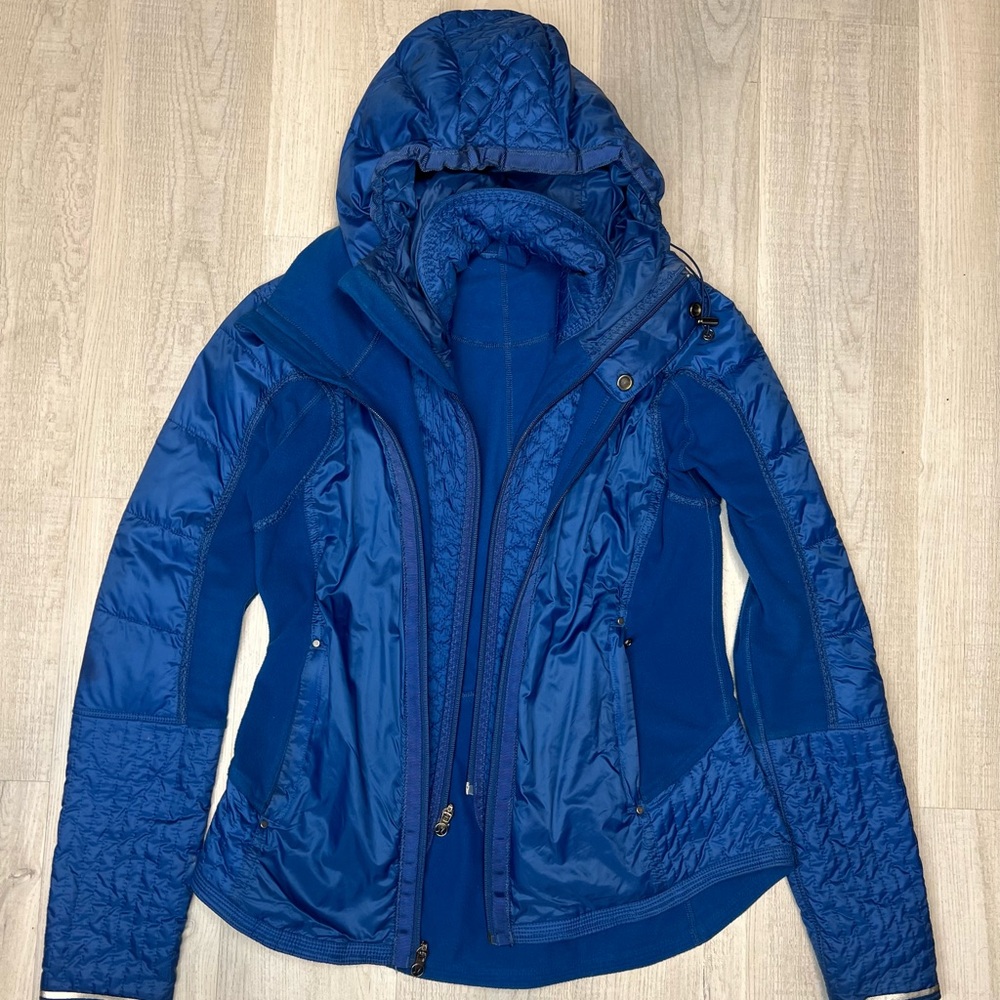 Lululemon quilted convertible rain jacket
